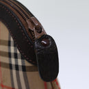 Burberrys Nova Check Pouch Canvas Beige Auth yk12082-8