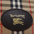 Burberrys Nova Check Pouch Canvas Beige Auth yk12082-9