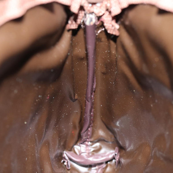 Burberrys Nova Check Pouch Canvas Beige Auth yk12082