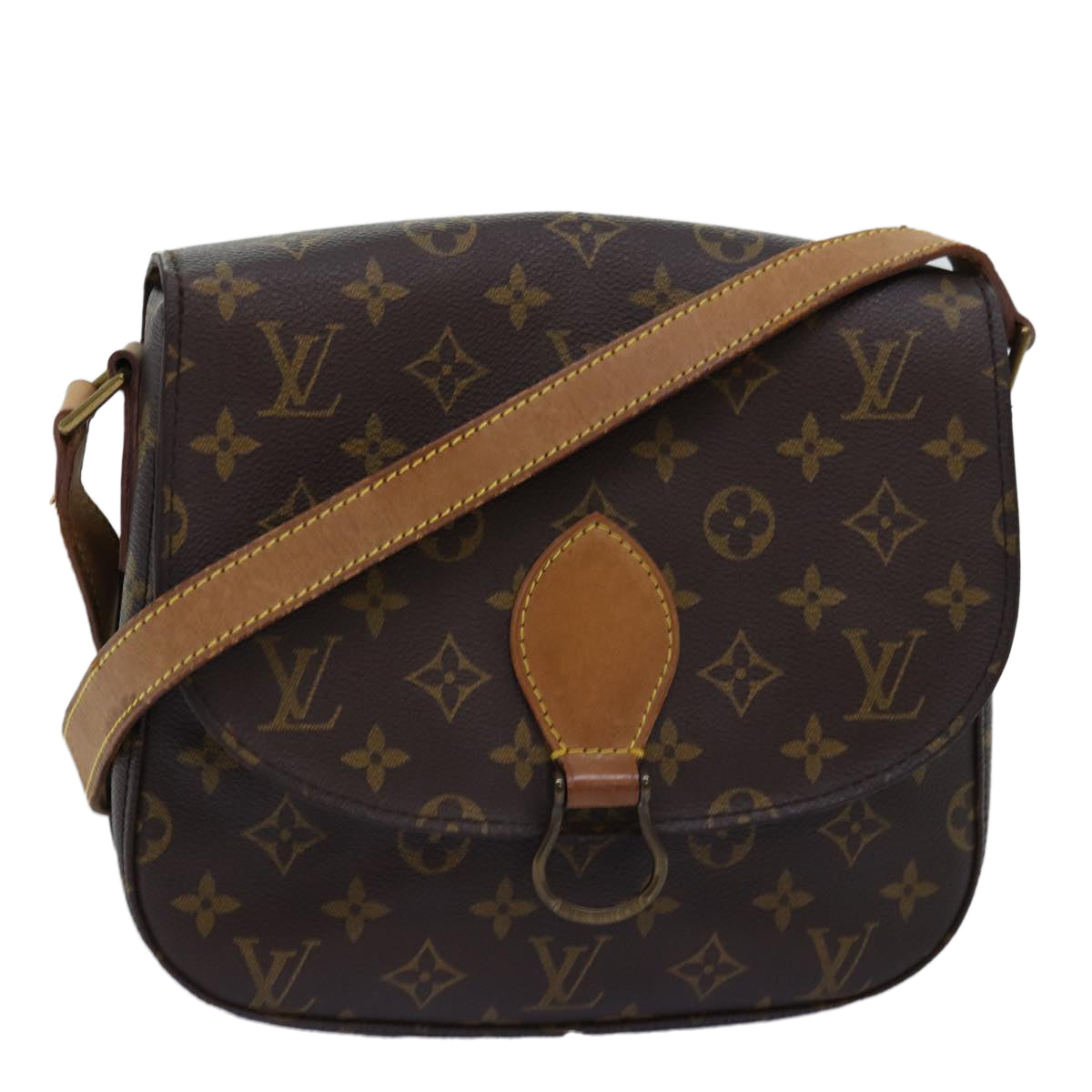 LOUIS VUITTON Monogram Saint Cloud GM Shoulder Bag M51242 LV Auth yk12114