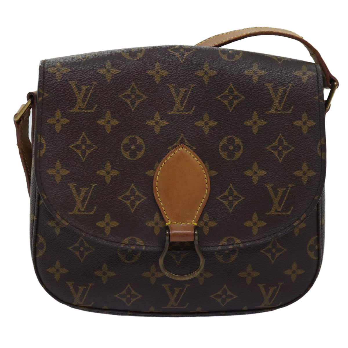 LOUIS VUITTON Monogram Saint Cloud GM Shoulder Bag M51242 LV Auth yk12114