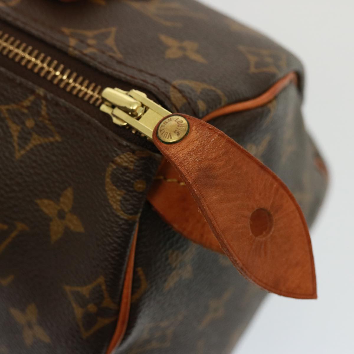 LOUIS VUITTON Monogram Speedy 25 Hand Bag M41528 LV Auth yk12122