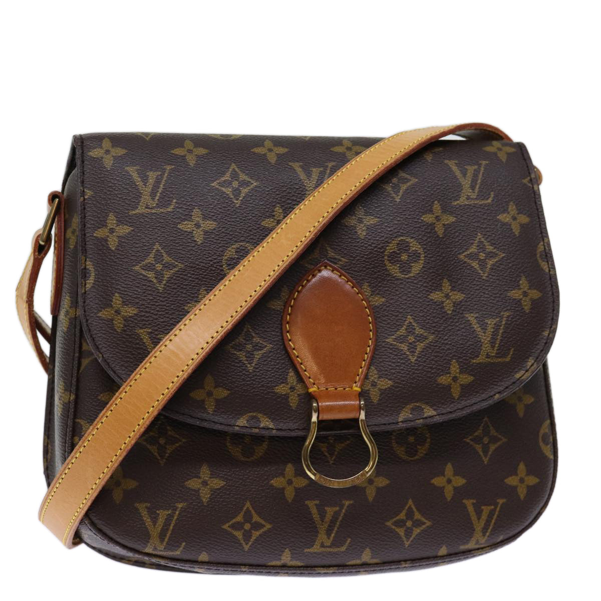 LOUIS VUITTON Monogram Saint Cloud GM Shoulder Bag M51242 LV Auth yk12124