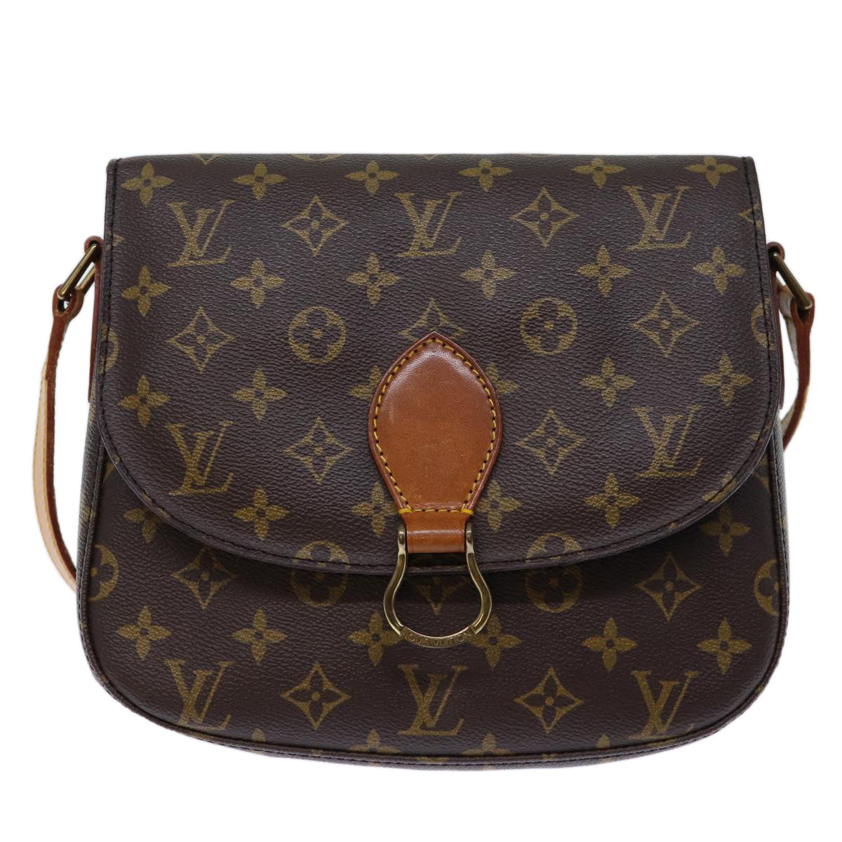 LOUIS VUITTON Monogram Saint Cloud GM Shoulder Bag M51242 LV Auth yk12124