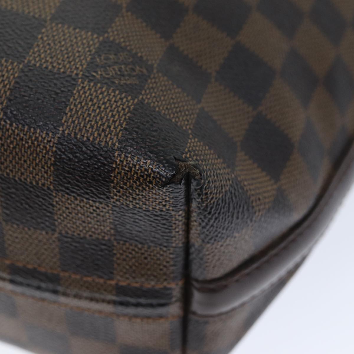 LOUIS VUITTON Damier Ebene Illovo MM Shoulder Bag N51995 LV Auth yk12132