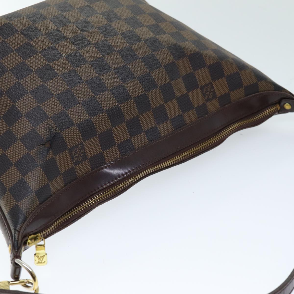 LOUIS VUITTON Damier Ebene Illovo MM Shoulder Bag N51995 LV Auth yk12132