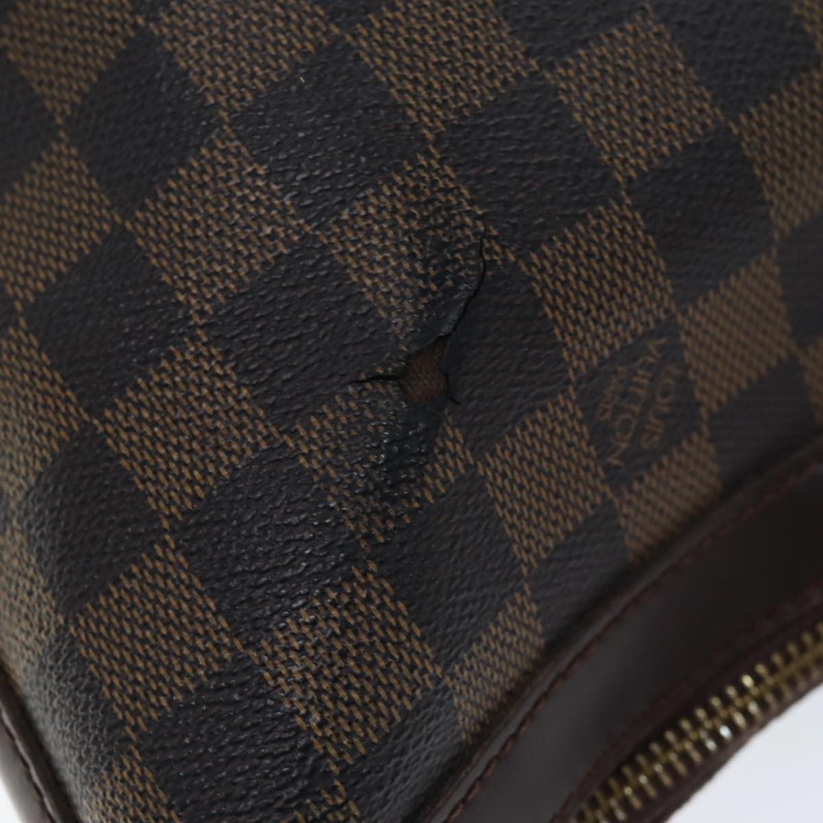 LOUIS VUITTON Damier Ebene Illovo MM Shoulder Bag N51995 LV Auth yk12132