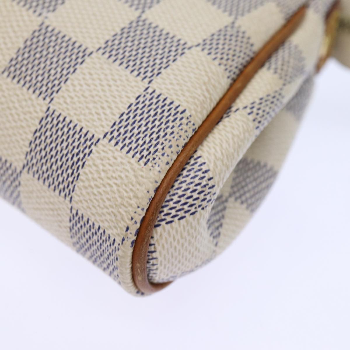 LOUIS VUITTON Damier Azur Eva Shoulder Bag 2way N55214 LV Auth yk12139