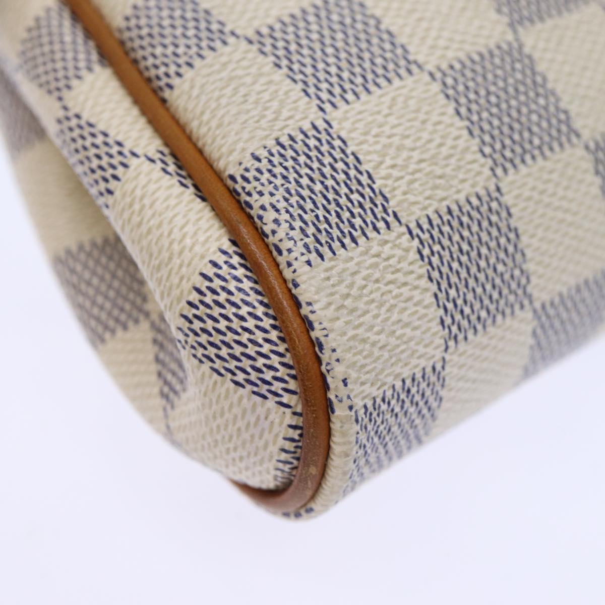 LOUIS VUITTON Damier Azur Eva Shoulder Bag 2way N55214 LV Auth yk12139