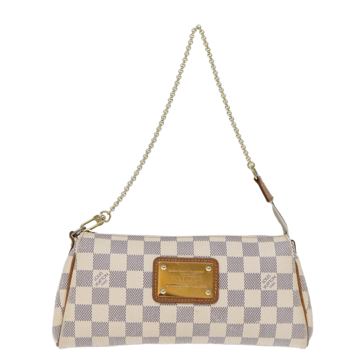 LOUIS VUITTON Damier Azur Eva Shoulder Bag 2way N55214 LV Auth yk12139