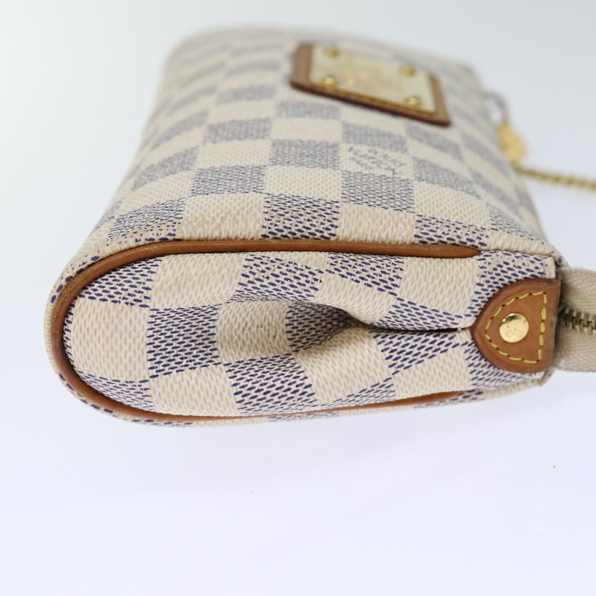 LOUIS VUITTON Damier Azur Eva Shoulder Bag 2way N55214 LV Auth yk12139