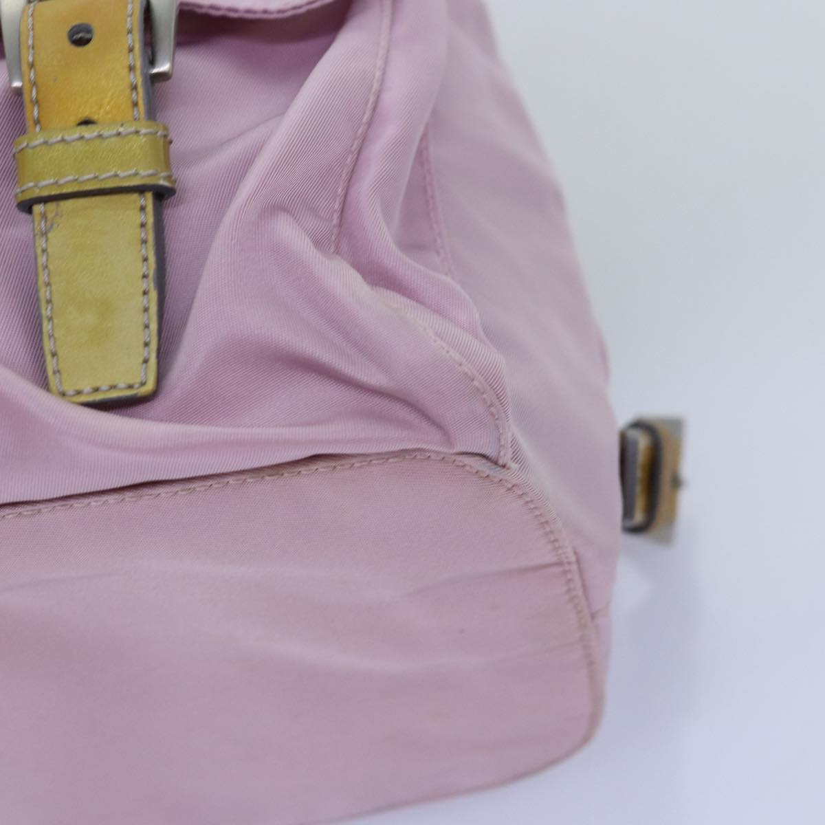 PRADA Backpack Nylon Pink Auth yk12161