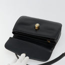 GUCCI Hand Bag Leather Black Auth yk12169-18