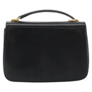 GUCCI Hand Bag Leather Black Auth yk12169-2