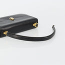 GUCCI Hand Bag Leather Black Auth yk12169-7