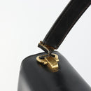 GUCCI Hand Bag Leather Black Auth yk12169-5