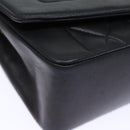 CHANEL Diana Matelasse Chain Shoulder Bag Lamb Skin Black CC Auth yk12192AV-9