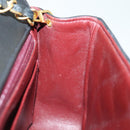 CHANEL Diana Matelasse Chain Shoulder Bag Lamb Skin Black CC Auth yk12192AV-18