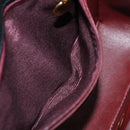 CHANEL Diana Matelasse Chain Shoulder Bag Lamb Skin Black CC Auth yk12192AV-20