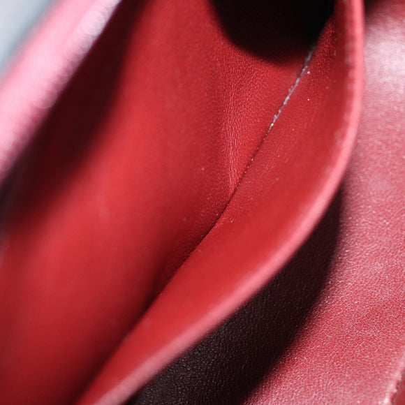 CHANEL Diana Matelasse Chain Shoulder Bag Lamb Skin Black CC Auth yk12192AV