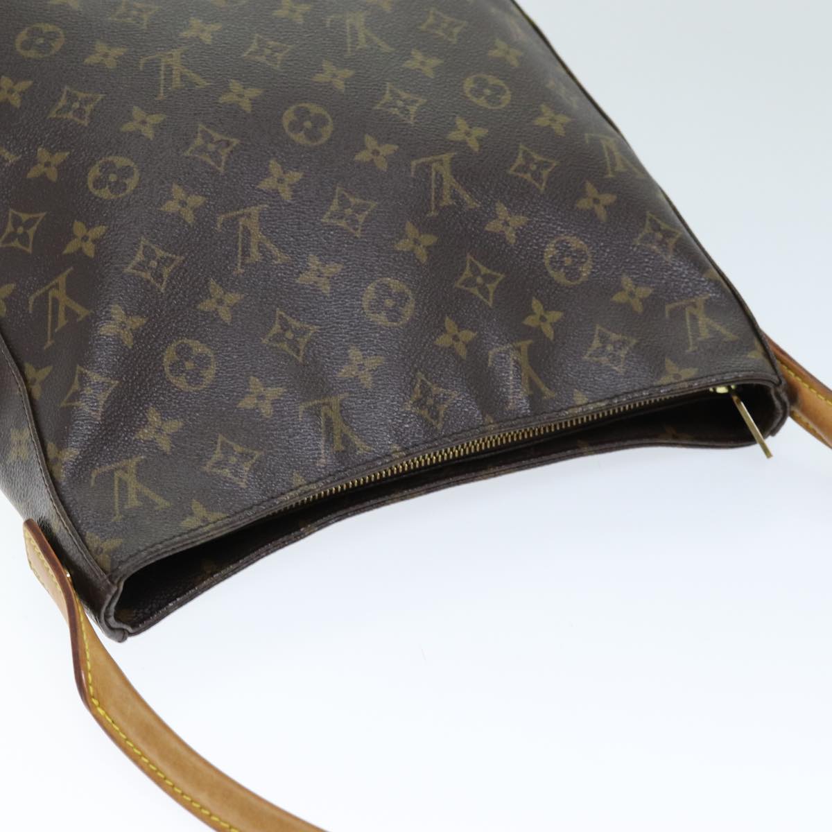 LOUIS VUITTON Monogram Looping GM Shoulder Bag M51145 LV Auth yk12195