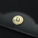 Christian Dior Trotter Canvas Chain Shoulder Bag Black Auth yk12202-10