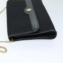 Christian Dior Trotter Canvas Chain Shoulder Bag Black Auth yk12202-4