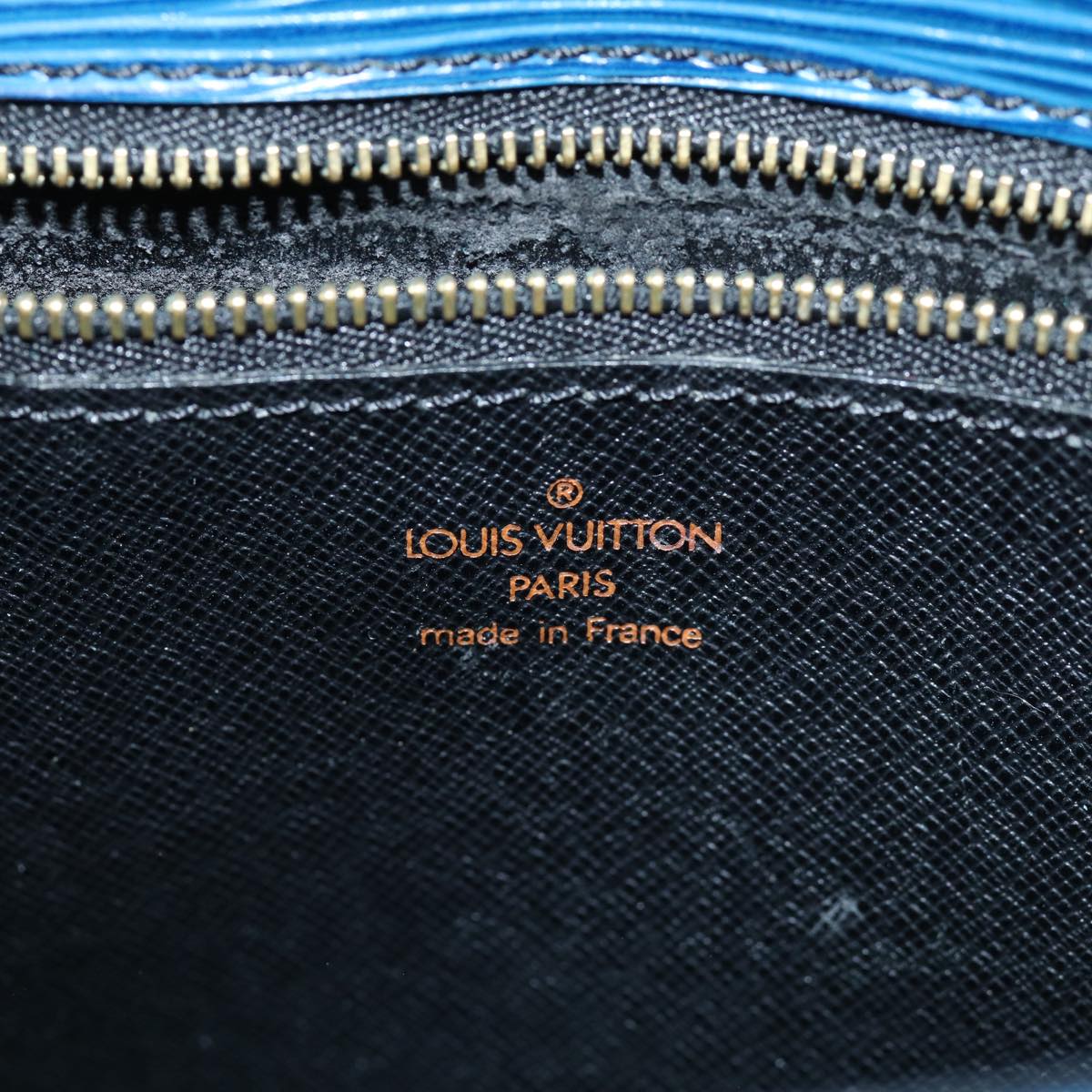 LOUIS VUITTON Epi Saint Cloud GM Shoulder Bag Blue M52195 LV Auth yk12264