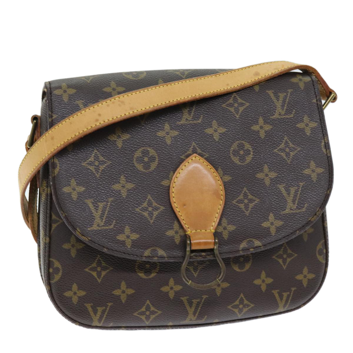 LOUIS VUITTON Monogram Saint Cloud GM Shoulder Bag M51242 LV Auth yk12265