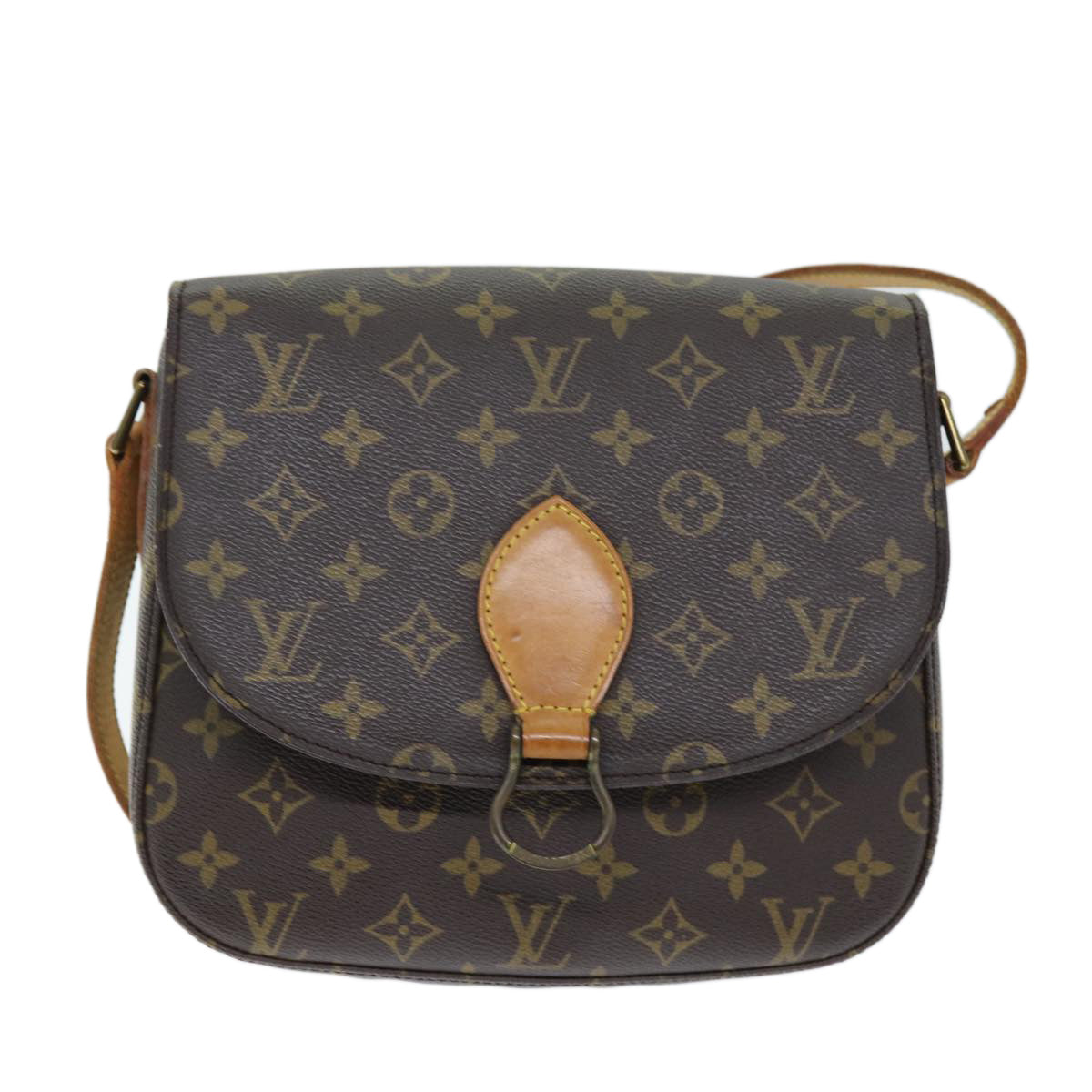 LOUIS VUITTON Monogram Saint Cloud GM Shoulder Bag M51242 LV Auth yk12265