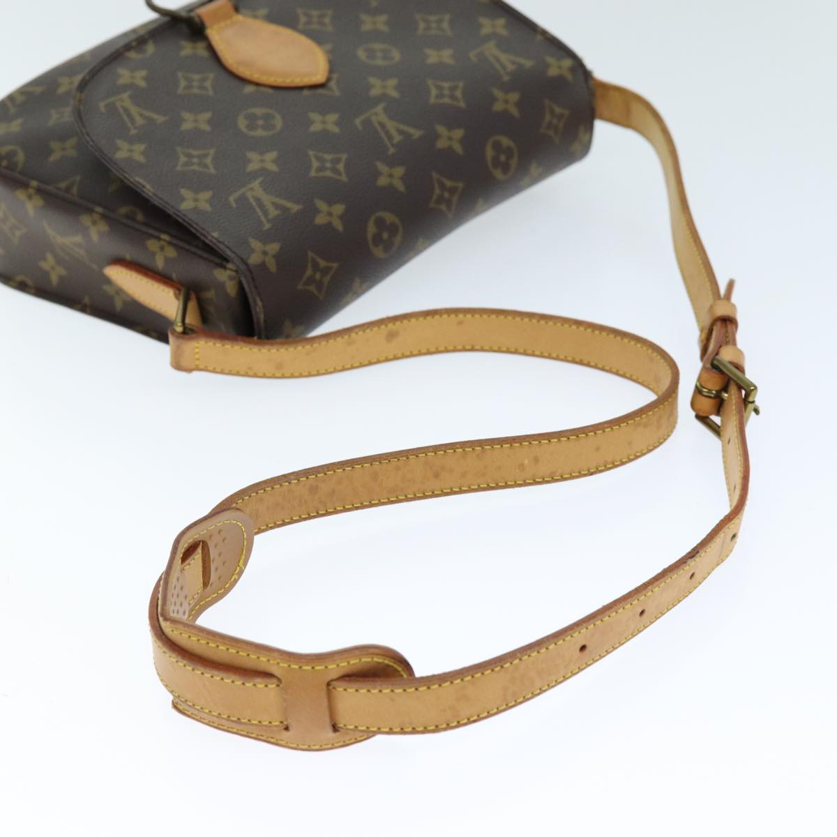 LOUIS VUITTON Monogram Saint Cloud GM Shoulder Bag M51242 LV Auth yk12265