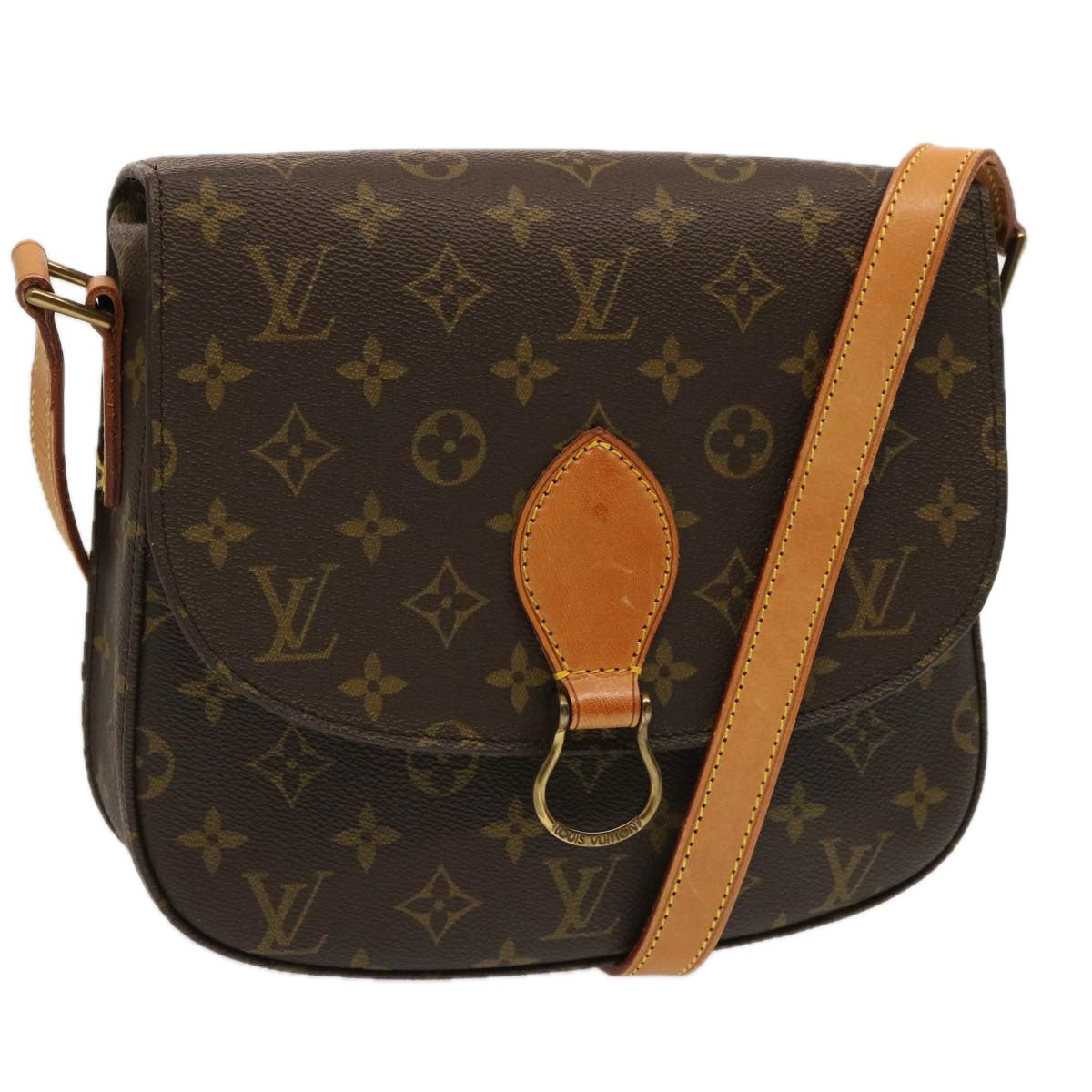 LOUIS VUITTON Monogram Saint Cloud GM Shoulder Bag M51242 LV Auth yk12266