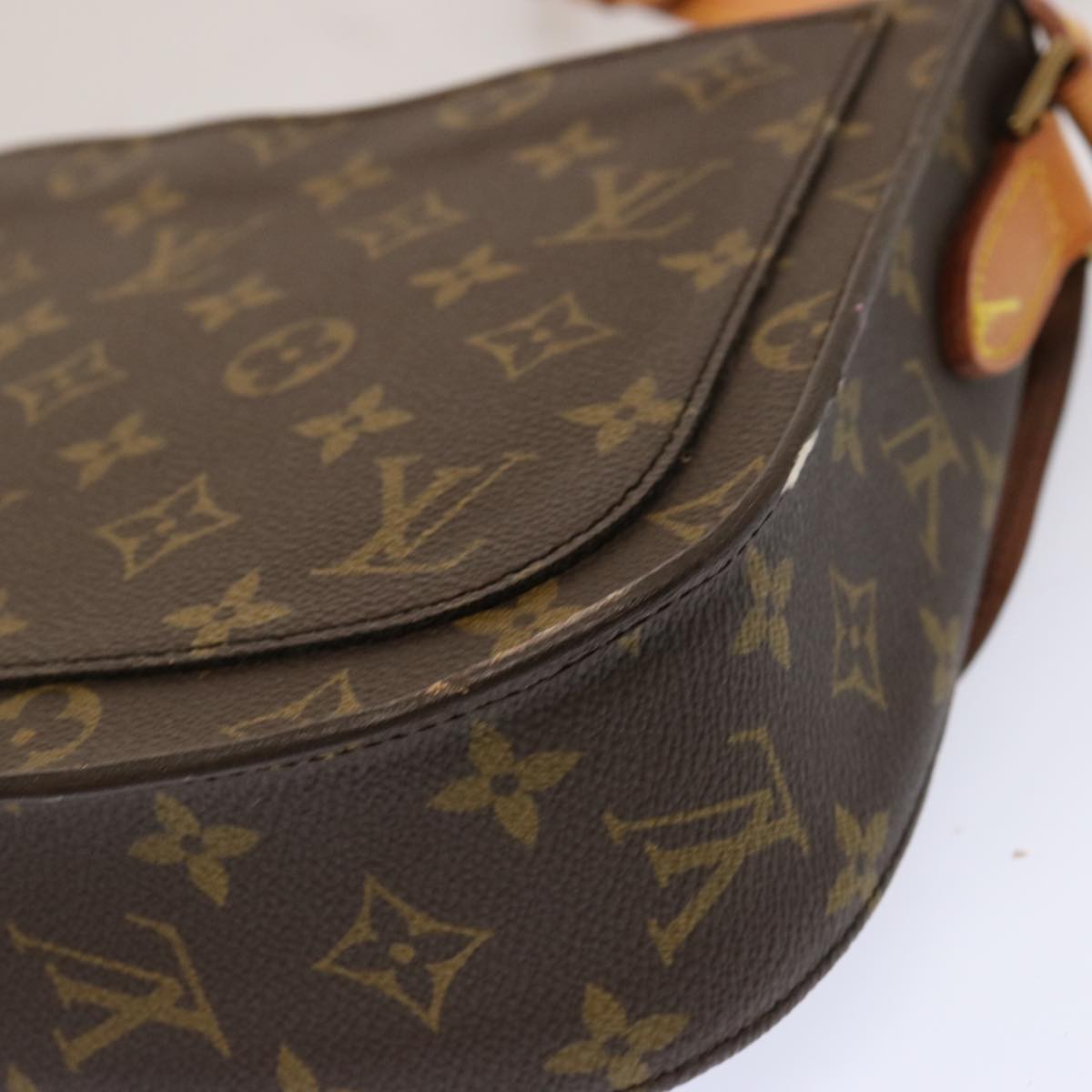 LOUIS VUITTON Monogram Saint Cloud GM Shoulder Bag M51242 LV Auth yk12266