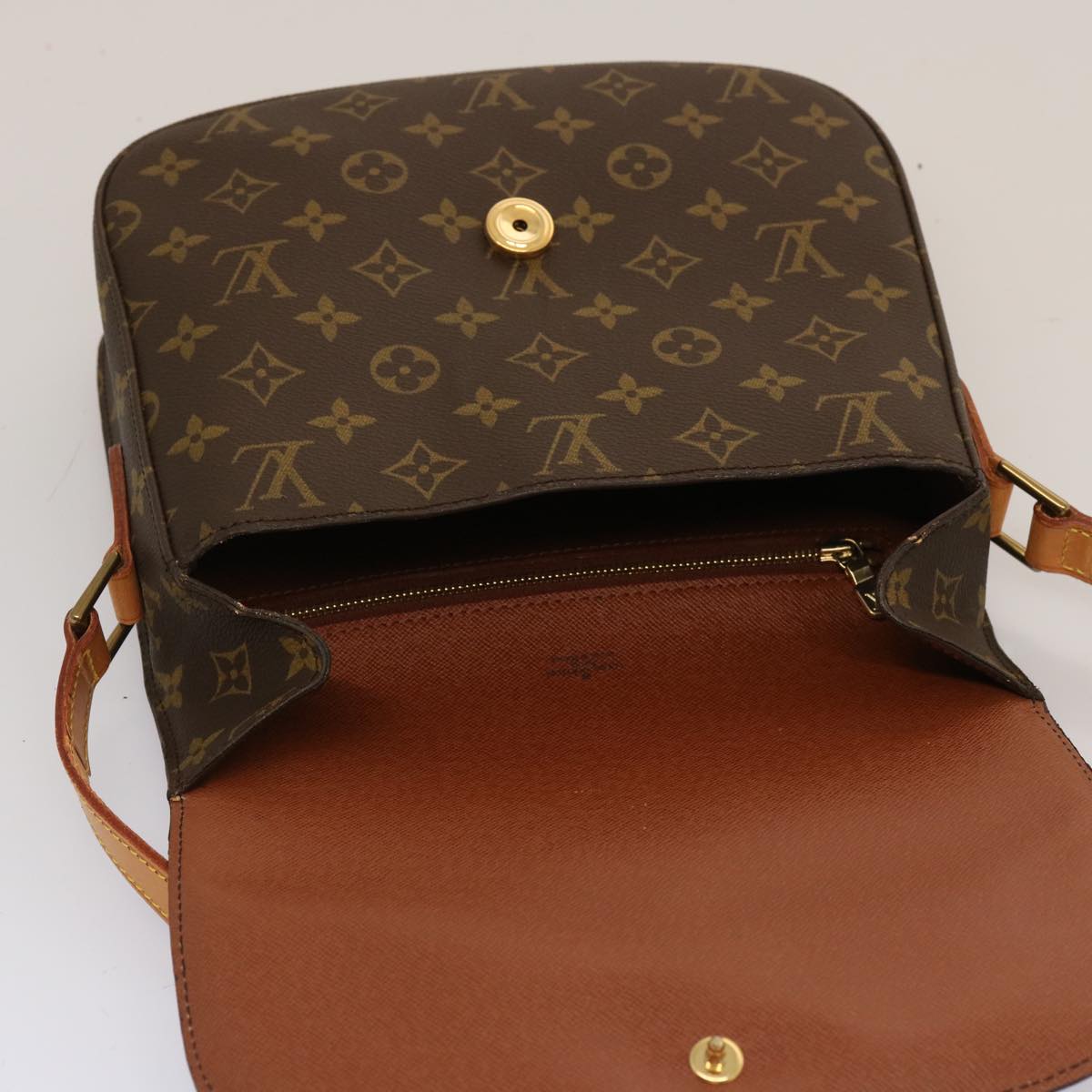 LOUIS VUITTON Monogram Saint Cloud GM Shoulder Bag M51242 LV Auth yk12266