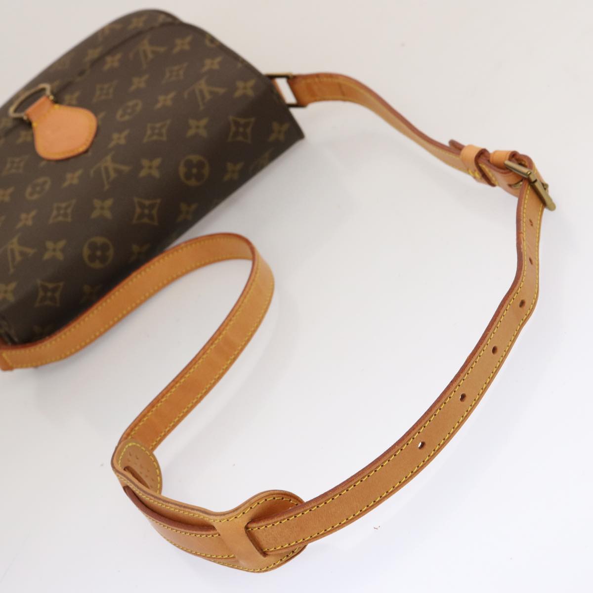 LOUIS VUITTON Monogram Saint Cloud GM Shoulder Bag M51242 LV Auth yk12266