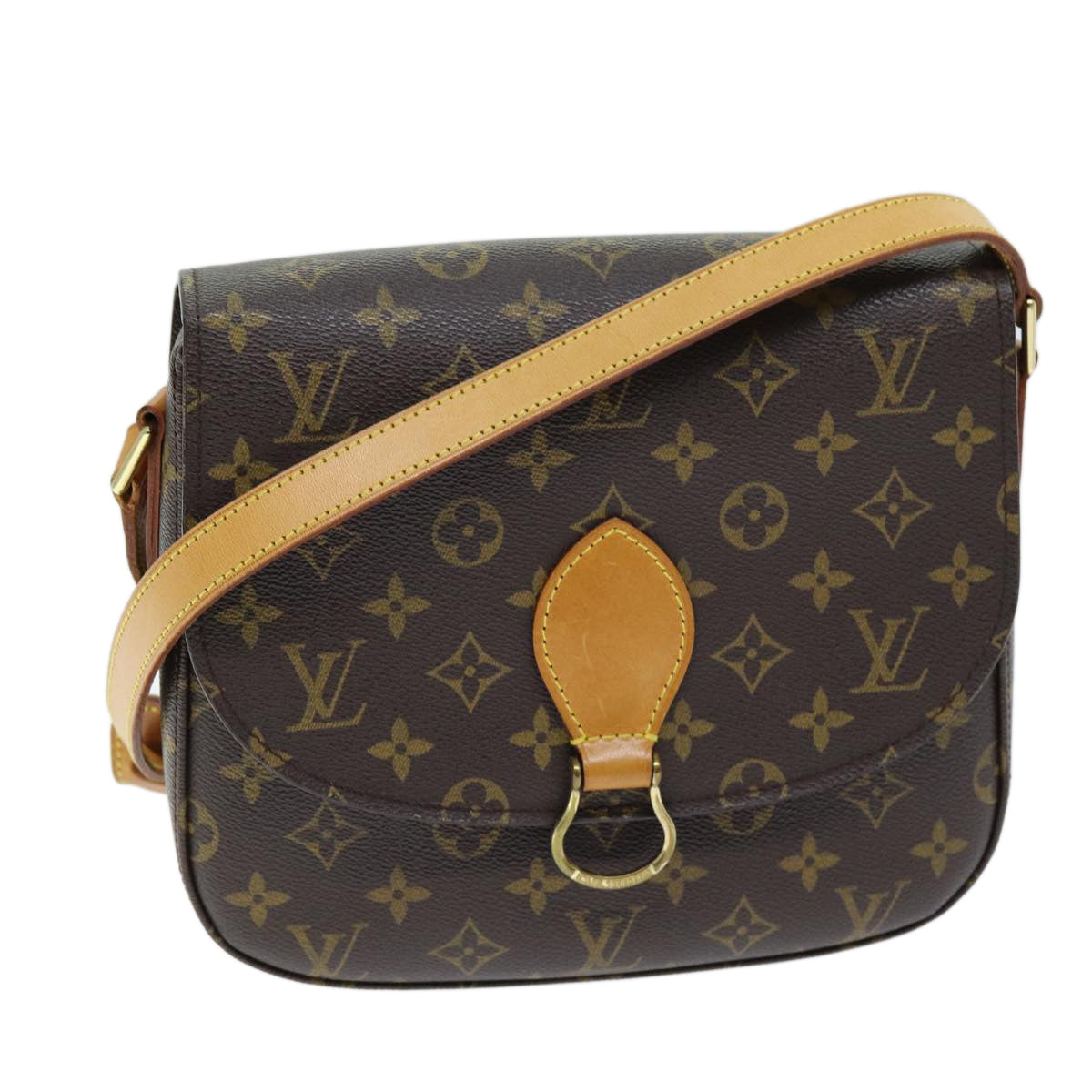 LOUIS VUITTON Monogram Saint Cloud GM Shoulder Bag M51242 LV Auth yk12268