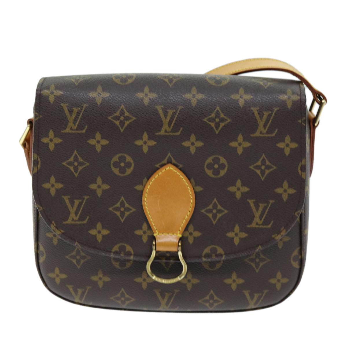 LOUIS VUITTON Monogram Saint Cloud GM Shoulder Bag M51242 LV Auth yk12268