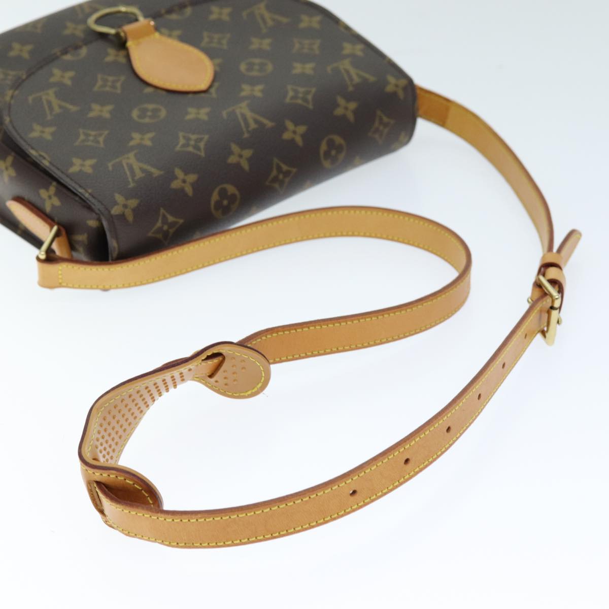 LOUIS VUITTON Monogram Saint Cloud GM Shoulder Bag M51242 LV Auth yk12268