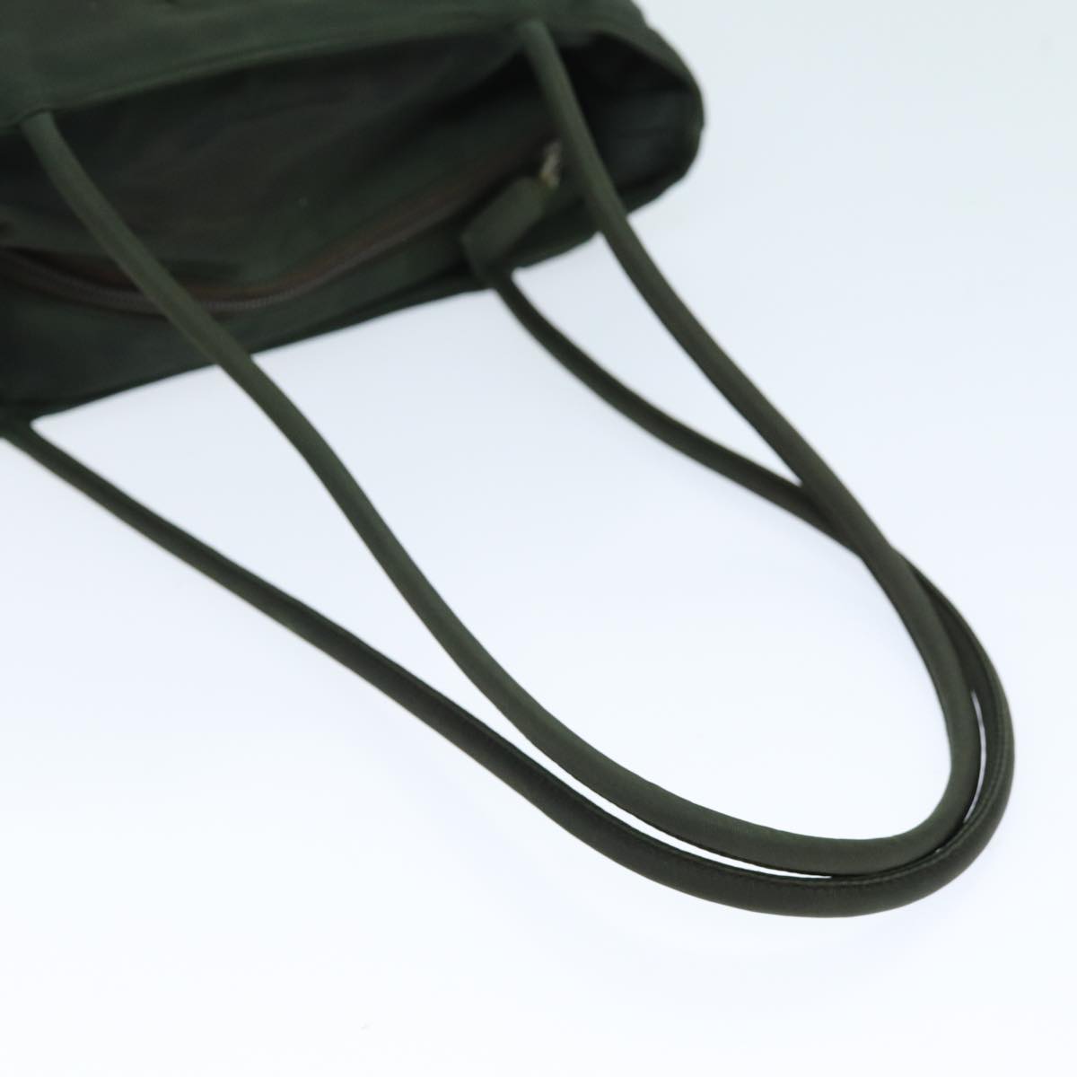 PRADA Shoulder Bag Nylon Khaki Auth yk12281