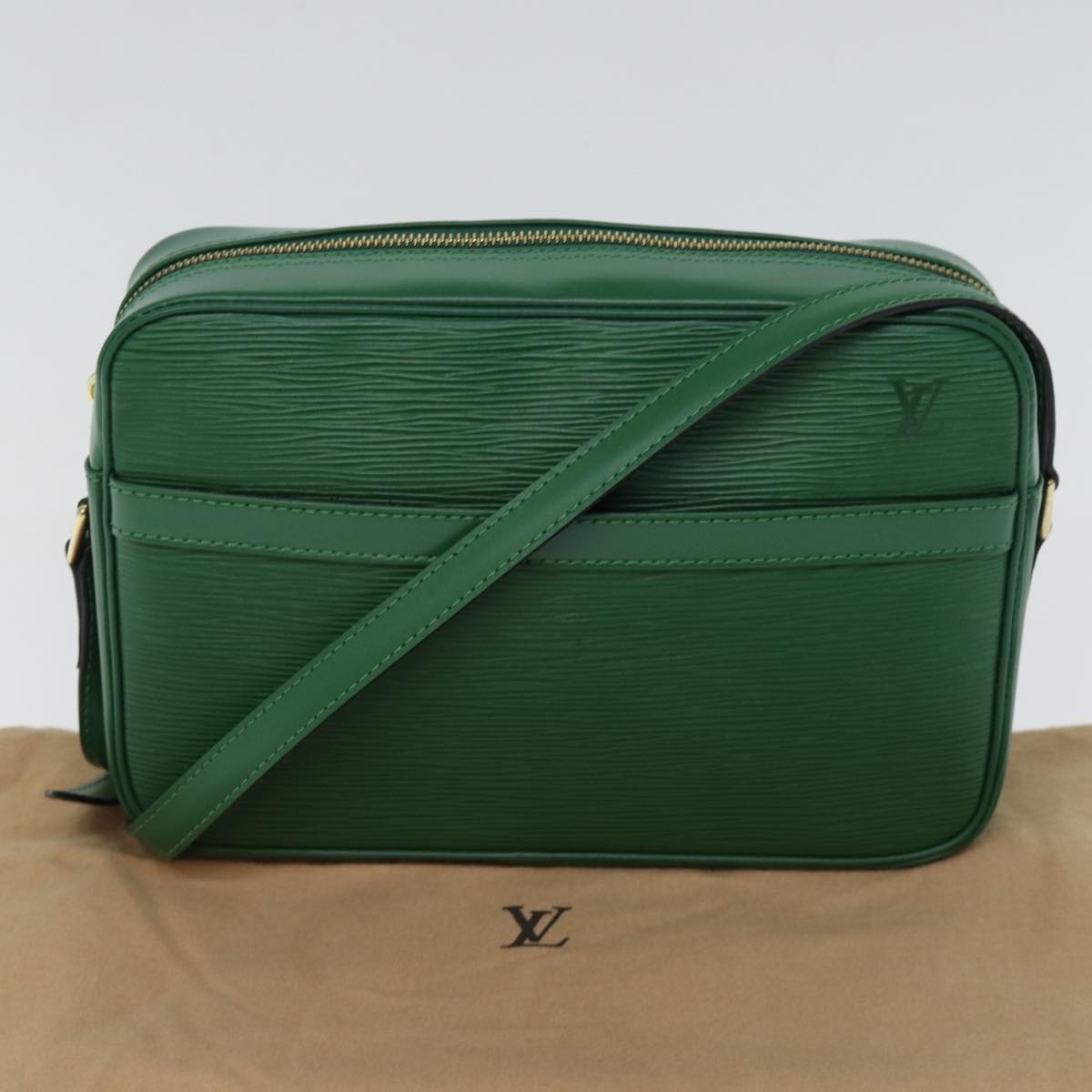 LOUIS VUITTON Epi Trocadero 27 Shoulder Bag Green M52314 LV Auth yk12287