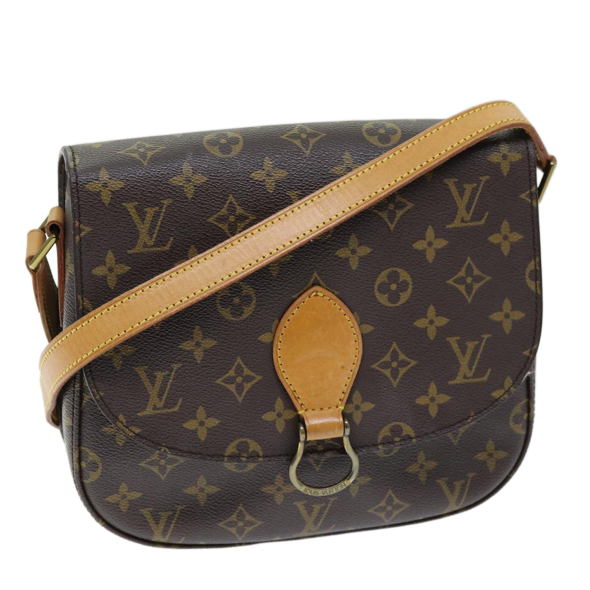 LOUIS VUITTON Monogram Saint Cloud GM Shoulder Bag M51242 LV Auth yk12294