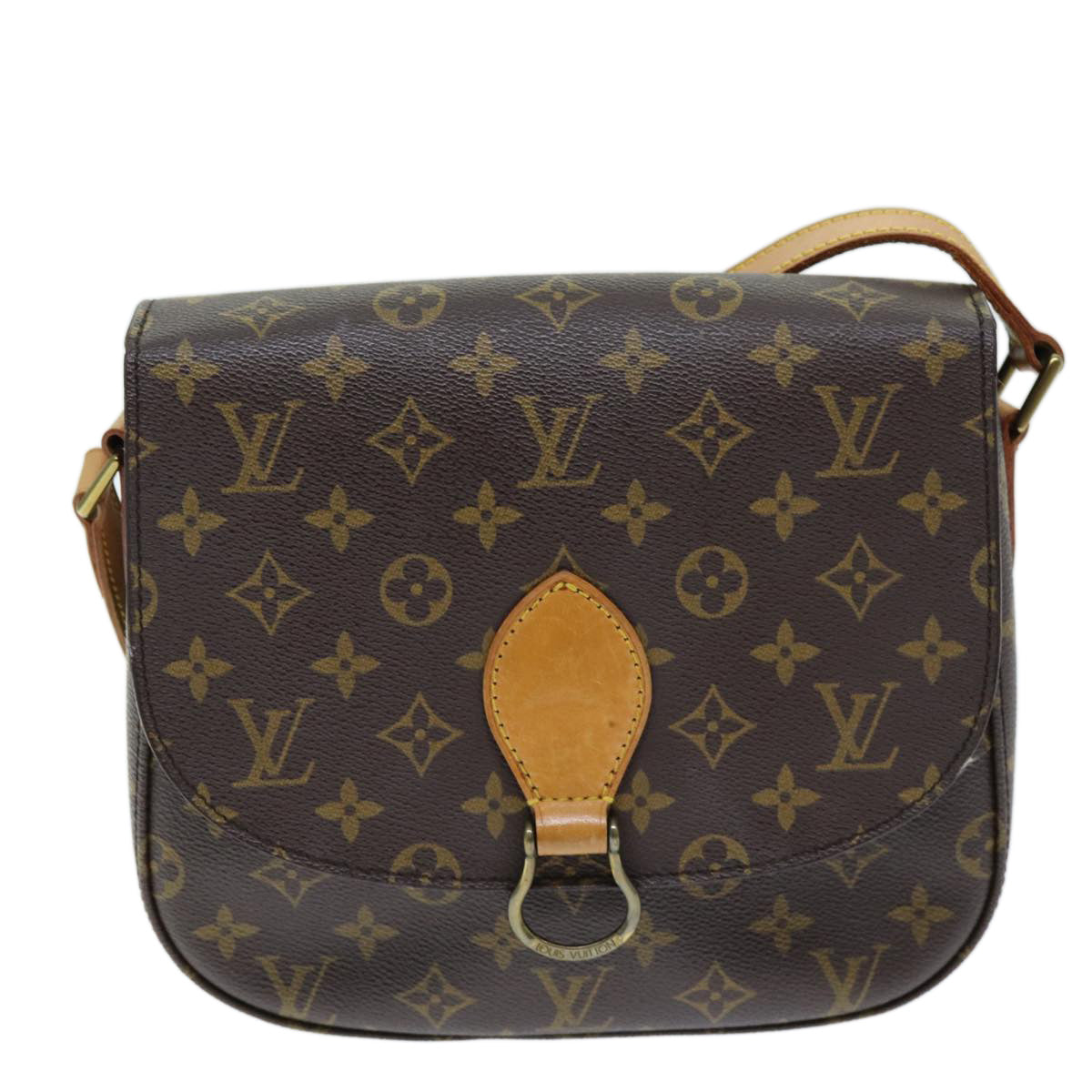 LOUIS VUITTON Monogram Saint Cloud GM Shoulder Bag M51242 LV Auth yk12294