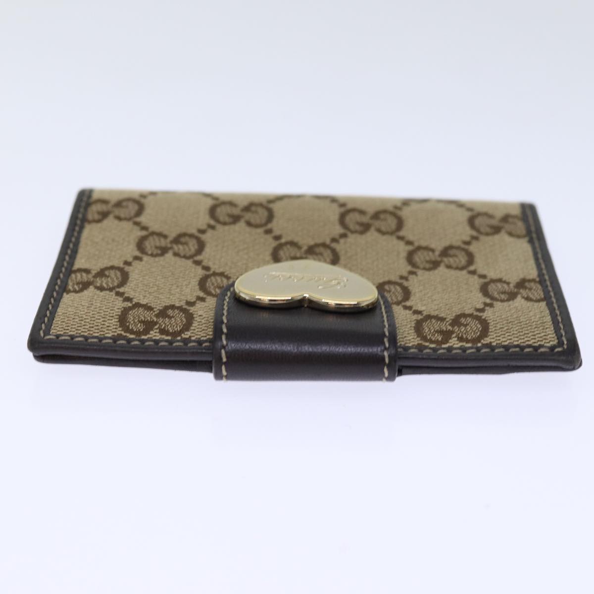 GUCCI GG Canvas Pass Case Beige 224261 Auth yk12334