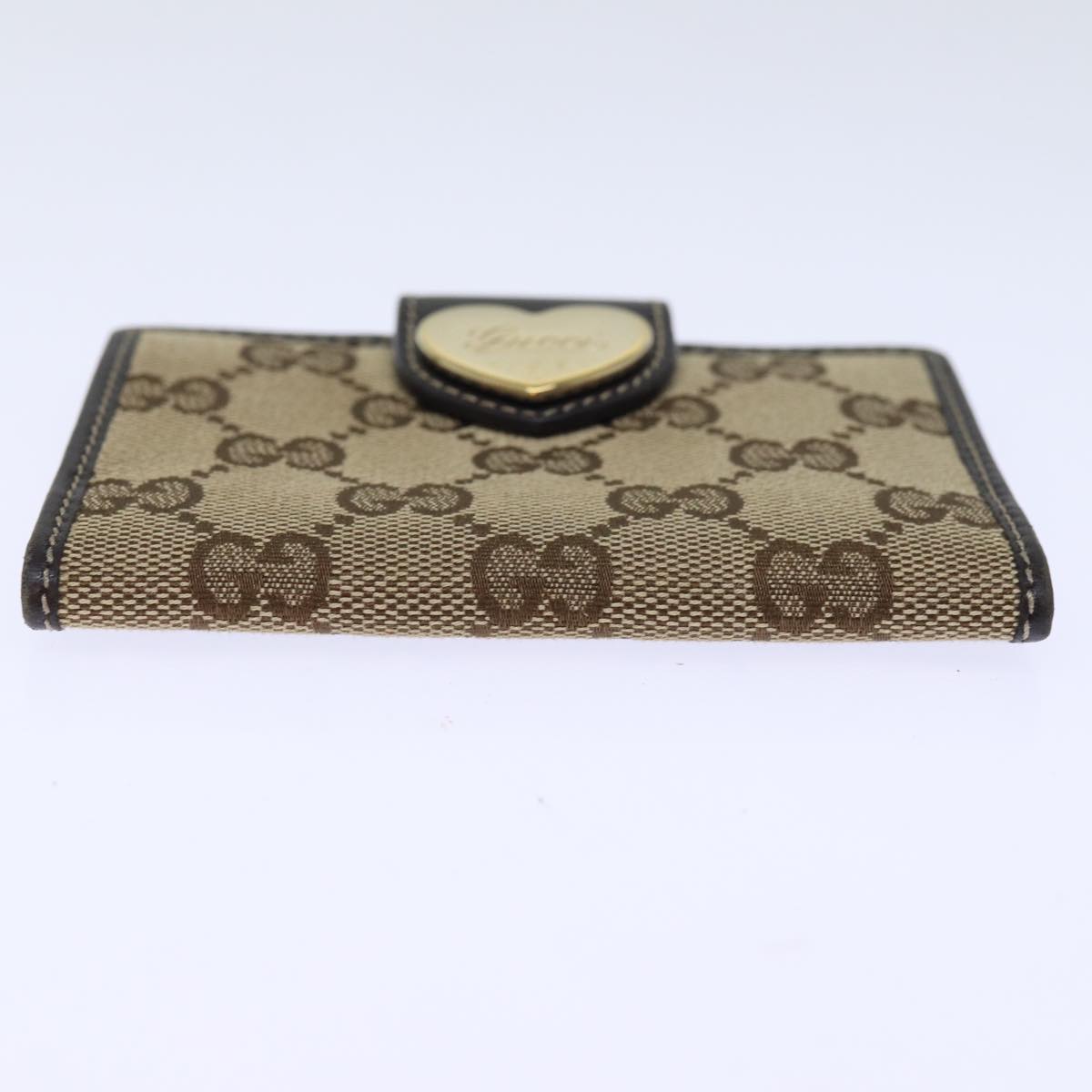 GUCCI GG Canvas Pass Case Beige 224261 Auth yk12334