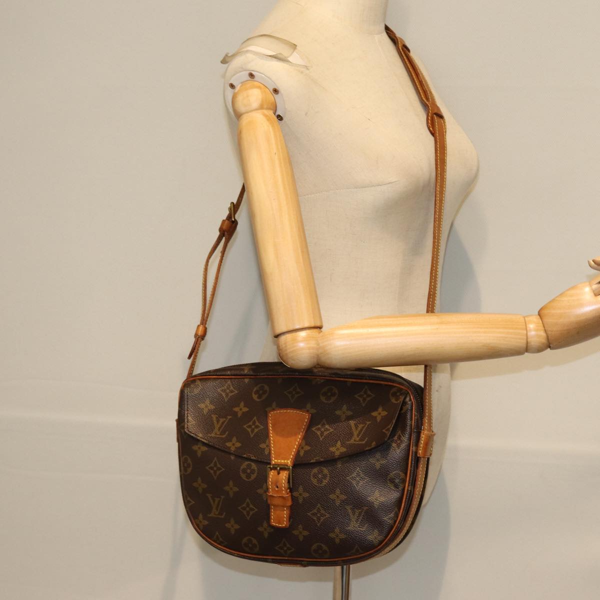 LOUIS VUITTON Monogram Jeune Fille GM Shoulder Bag M51225 LV Auth yk12346