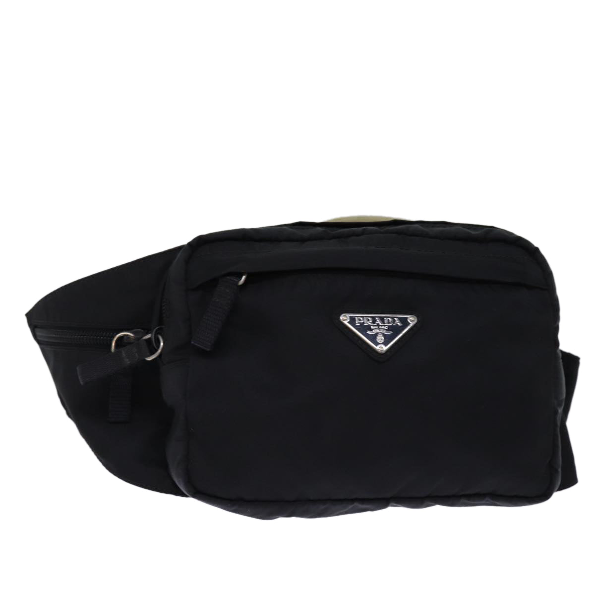 PRADA Body Bag Nylon Black Auth yk12348