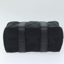 HERMES Acape Luco PM Hand Bag Nylon Black Auth yk12350-5