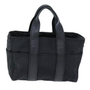 HERMES Acape Luco PM Hand Bag Nylon Black Auth yk12350-13