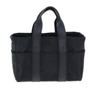 HERMES Acape Luco PM Hand Bag Nylon Black Auth yk12350-2