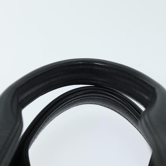 HERMES Acape Luco PM Hand Bag Nylon Black Auth yk12350